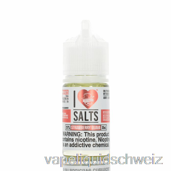Erdbeer-Guave – Ich Liebe Salze – 30 Ml 25 Mg Vape Ohne Nikotin